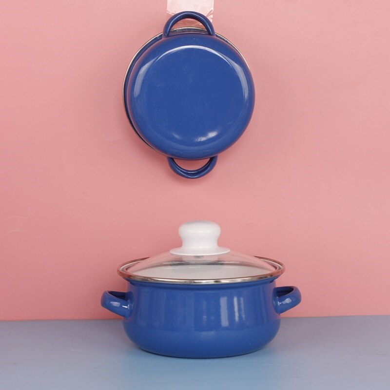 Pink Kitchen Soup Pot Cooking Food Prefered Small Ramen Stock Pot Noodle Cute Glass Lid Pote Mantimentos Pot Groceries OB50DG: 12cm Style 5