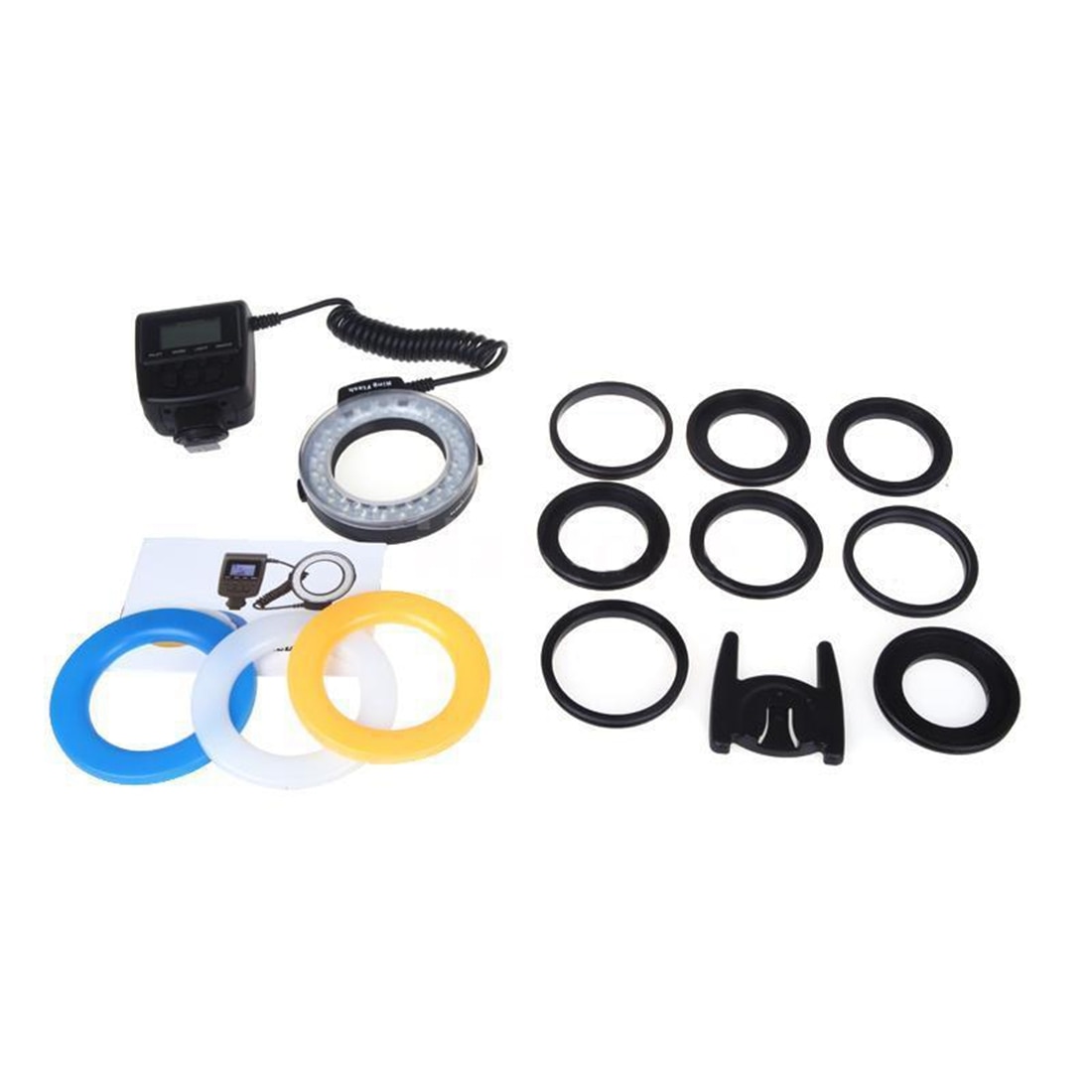 Full-makro led ringblits for canon olympus panasonic dslr-kamera