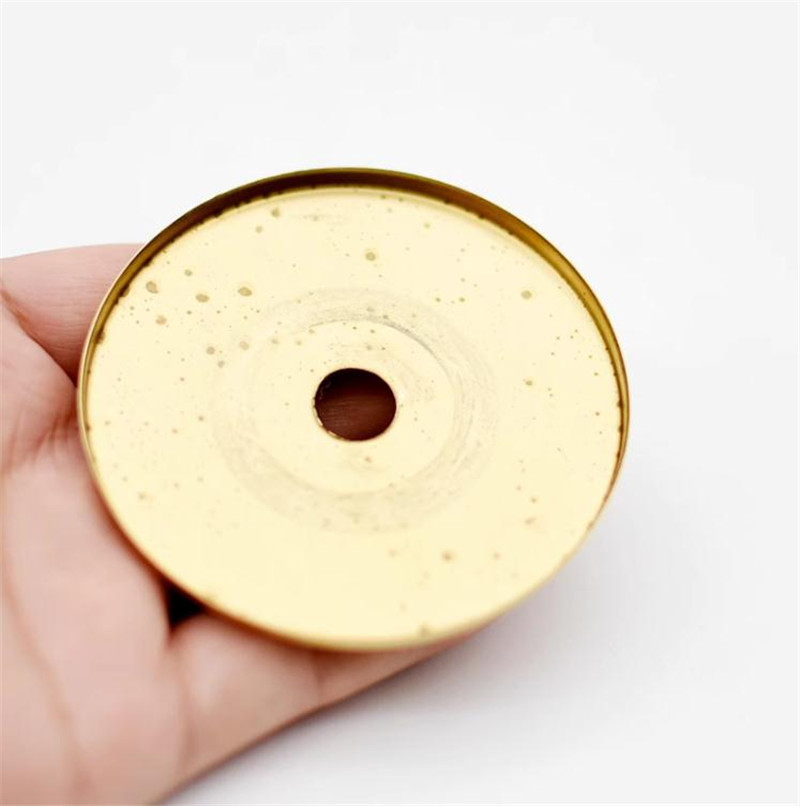 M10 See Durcheinander Gefaltet Runde Kappe Glas Keramik Mund Kappe Hohl Rohr Abdichtung Runde Blatt Beleuchtung Zubehör DIY Lampenschirm Abdeckung