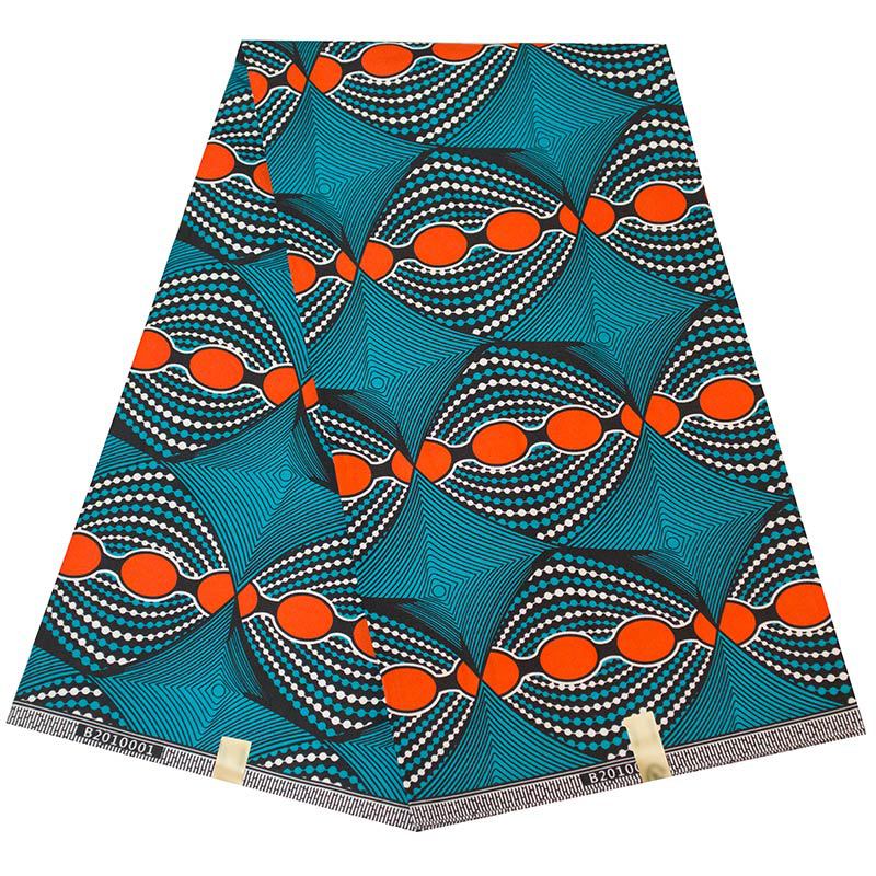 Afrykańska tkanina podwójny nadruk Ankara drukowana tkanina batikowa prawdziwy wosk niejednolita całość szycie sukienki materiał grafika akcesoria 100% poliester