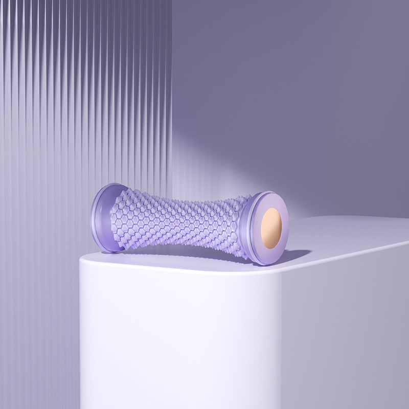 1PC Voetmassage Massage Roller Kalfspier Ontspanning Roller Plastic Yoga Handmatige Voetmassage voor Kalf Taille Massage Tool: MULTI