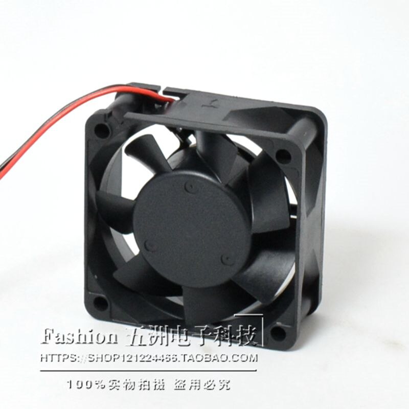Ventilador de refrigeración para caja de servidor NMB 2410ML-05W-B50 6025, 60MM, 60x60x25MM, 24V, 0.13A, con 2 pines, Original
