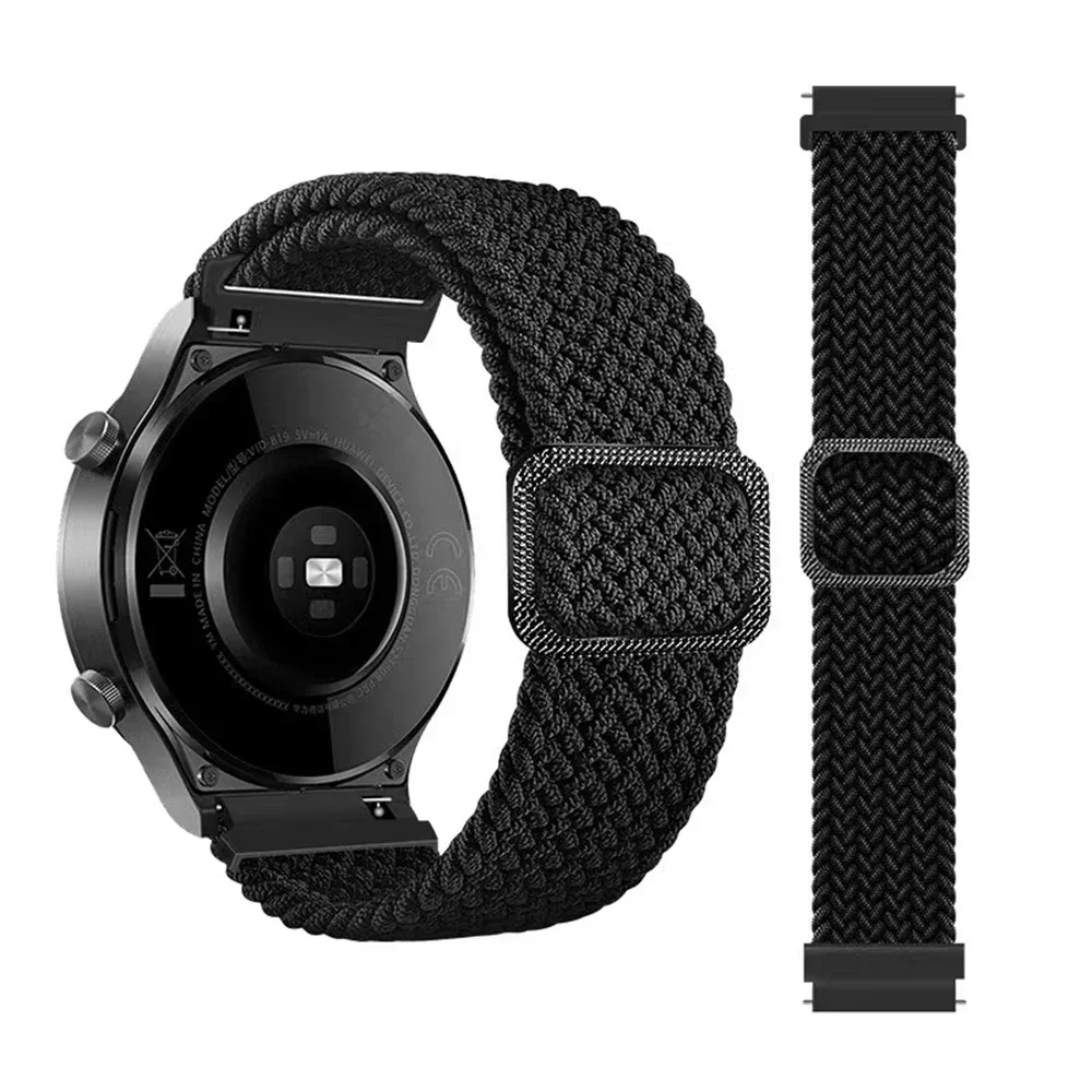 22 20 mm gevlochten nylon lusband voor HUAWEI HORLOGE GT 4 Pro 46 mm band GT 3 2 42 mm HONOR Magic Watch 4 GS 3 Pro ES Correa armband