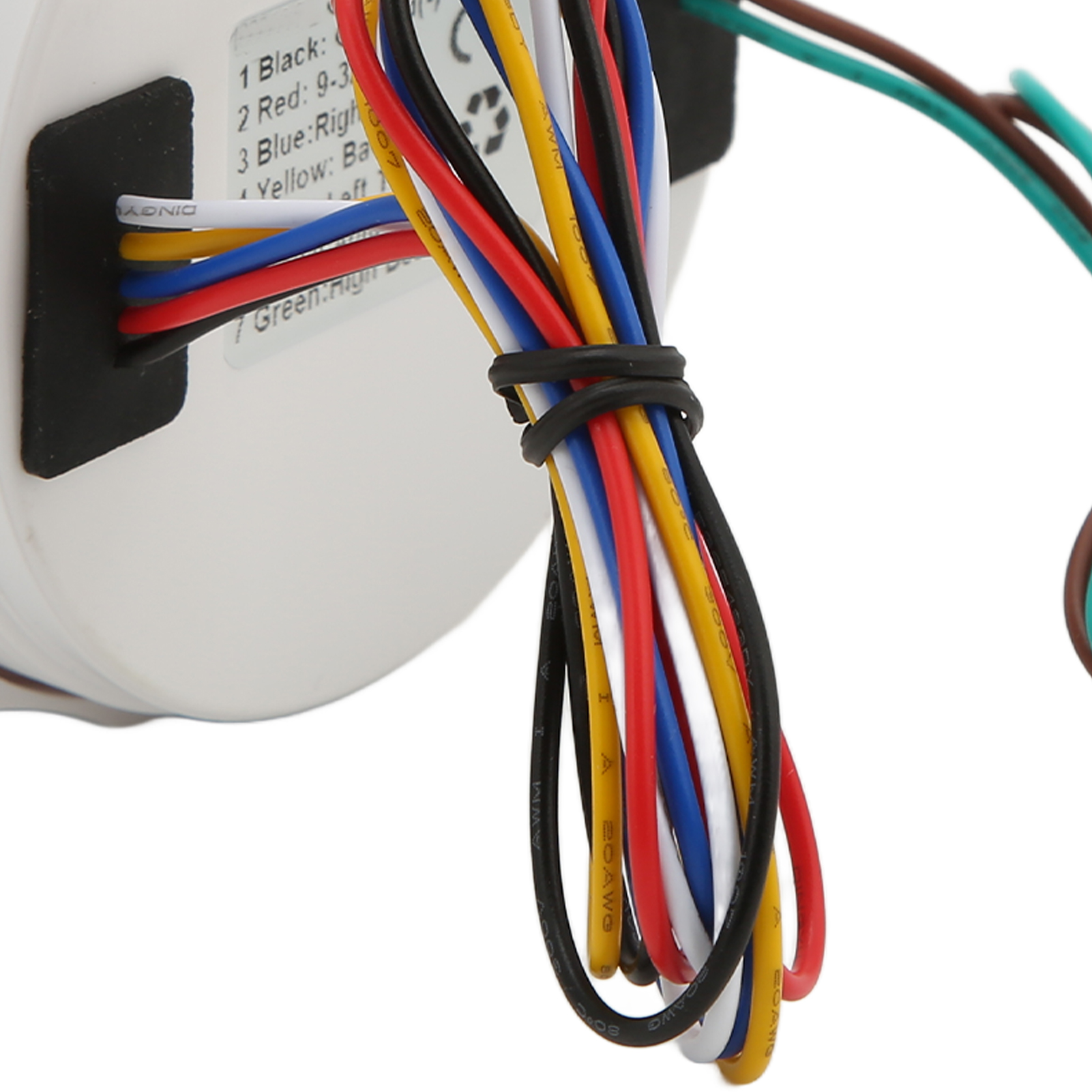 Velocímetro GPS con luz de señal de giro, medidor de velocidad de retroiluminación ajustable de 7 colores para coche, RV, barco, 85mm, 0 a 200 KM/H