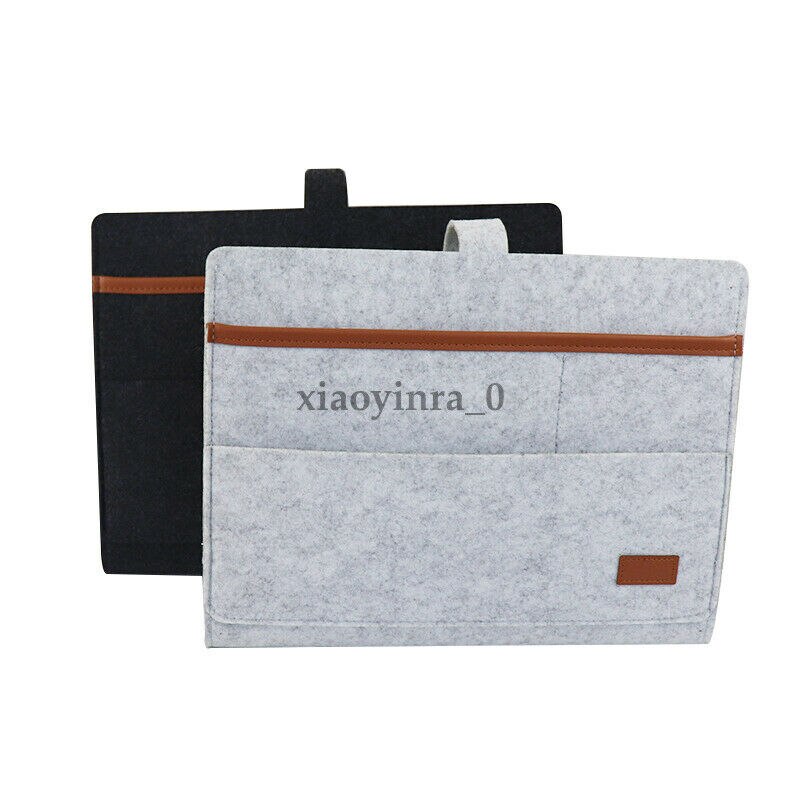 Felt Hanging Sofa Bedside Storage Bag Caddy Pocket Bedroom Phone Holder Book Organizer