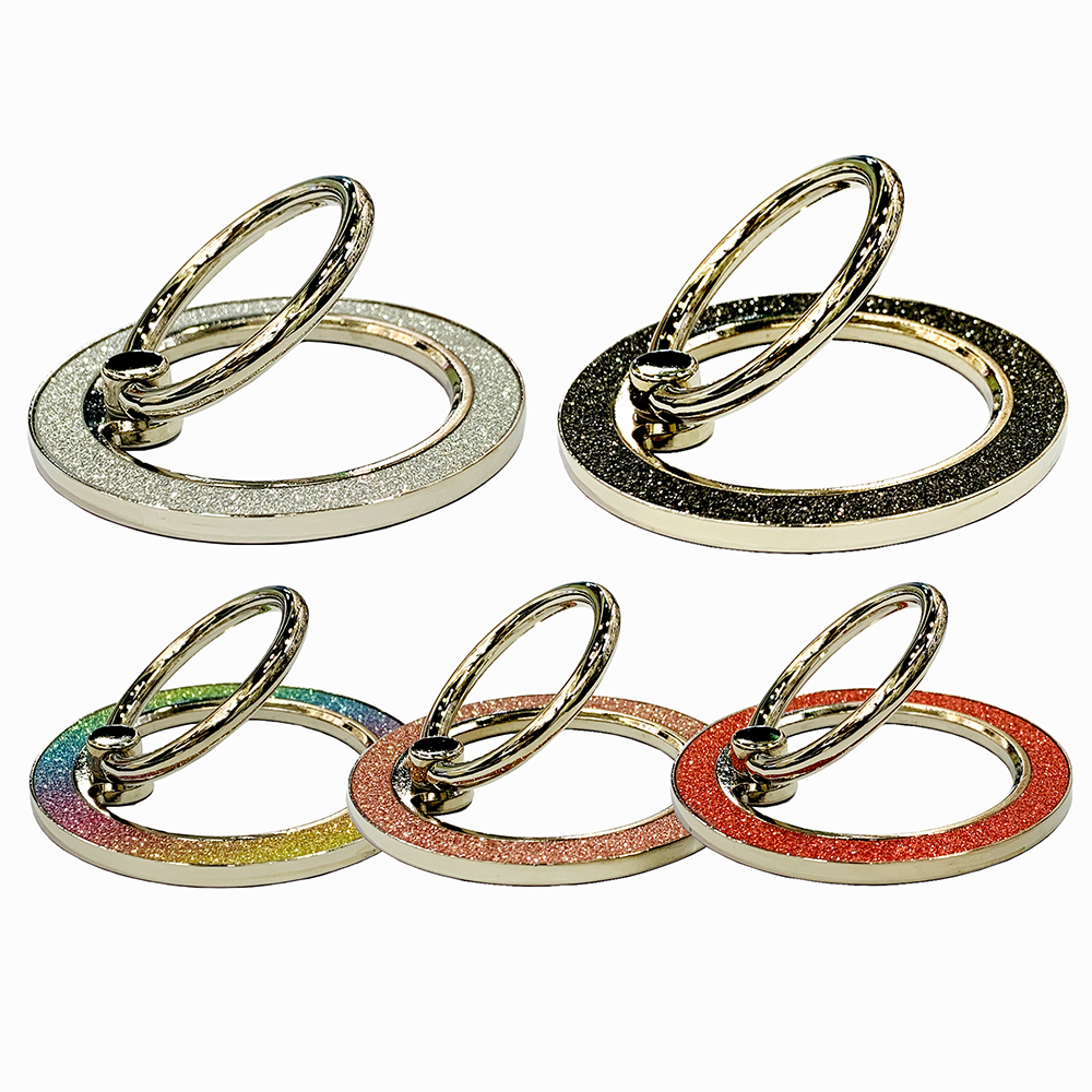 Magnesafe metalowy brokat w proszku silny magnetyczny uchwyt pierścieniowy ssący do uchwytu na telefon komórkowy z metalowym ładowaniem obrotowym 360 ° uniwersalny