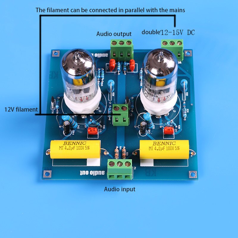 Gal Voorversterker Buizenversterker Voorversterker Gal Buffer HIFI Voorversterker Base op Muziek Fidelity X-10D Circuit Dual 12-30 v