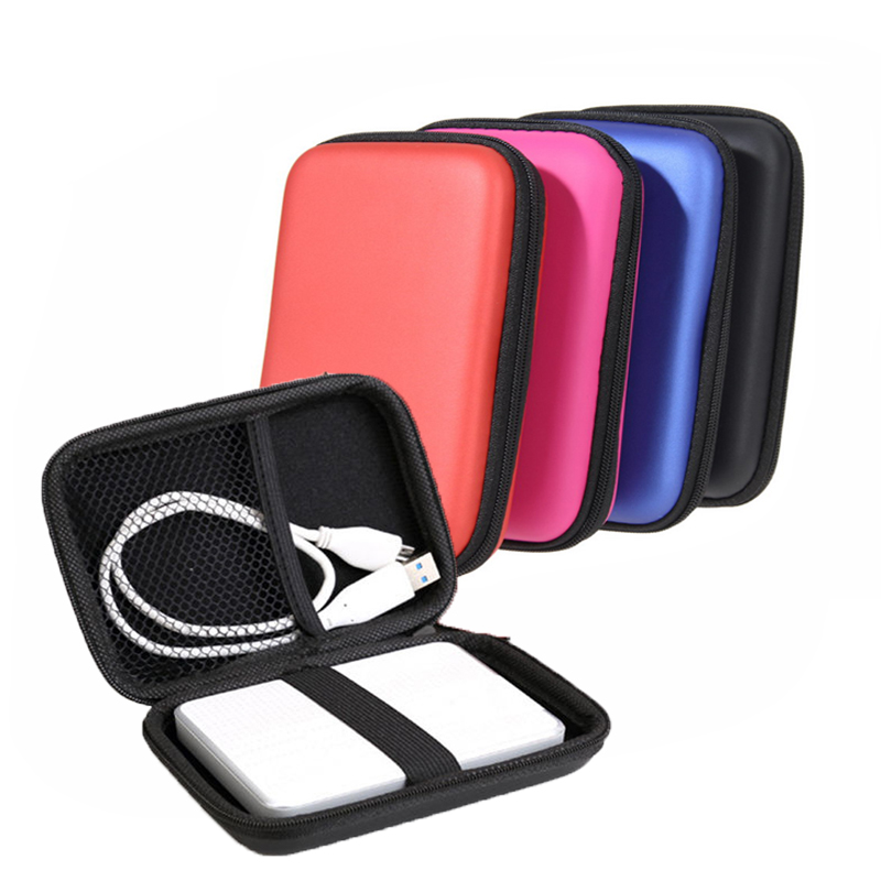 Draagbare 2.5 "Externe Usb Hdd Hard Drive Disk Opbergtas Hand Carry Case Cover Pouch Tas Voor Pc Laptop telefoon Opslag Gevallen