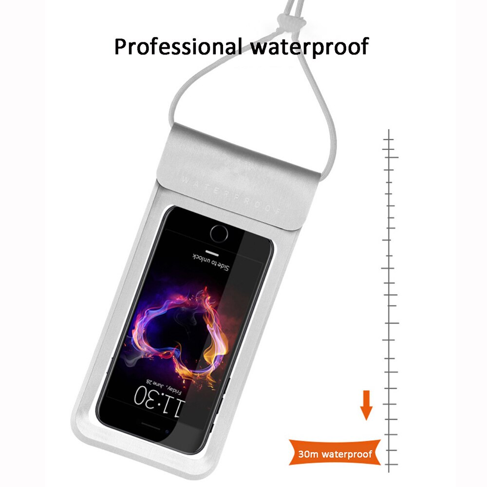 Vedenpitävä puhelin matkalaukku kaula pussi uimalaukku pussi handyhülle mit band iphone 6 7 8 x/8 plus xiaomi huawei