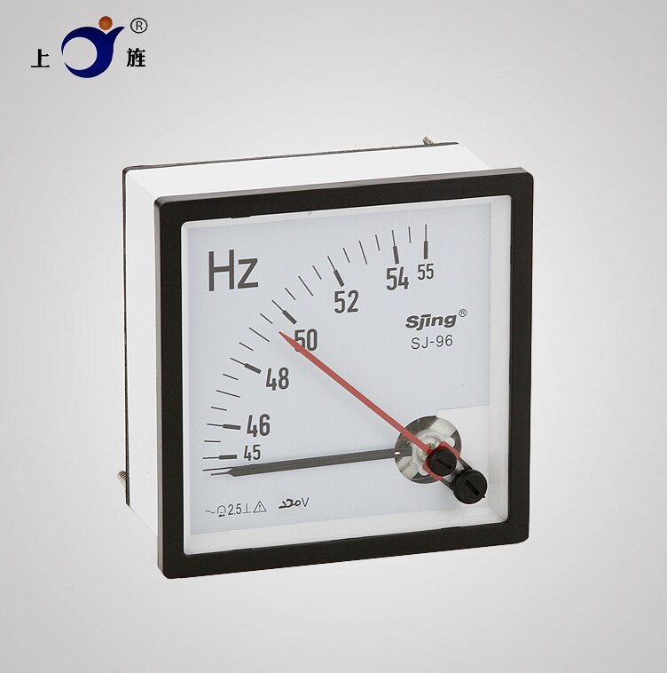 1 stk dobbel nål cp -96 cz-96 sj-96 ac 100v 220v 380v frekvensbord / hz måler / herzt måler 45-55hz 45-65hz 55-65hz