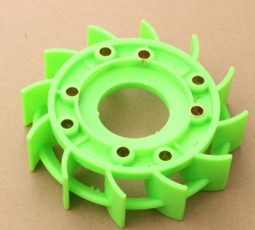 Scooter Turbo Cooling Fan for Kymco Agility Basic 50 DJ S Filly 50 Super 8 Vitality 50cc 4-stroke: green