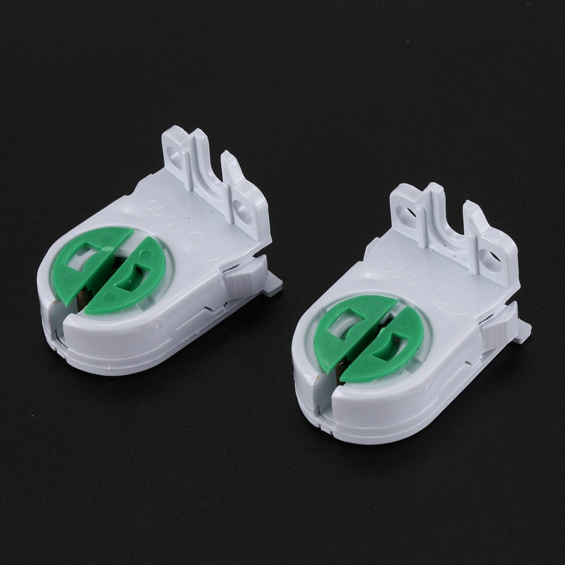 10Pcs Dual Terminals T5 T4 Fluorescent Tube Bulb Lamp Holder Socket