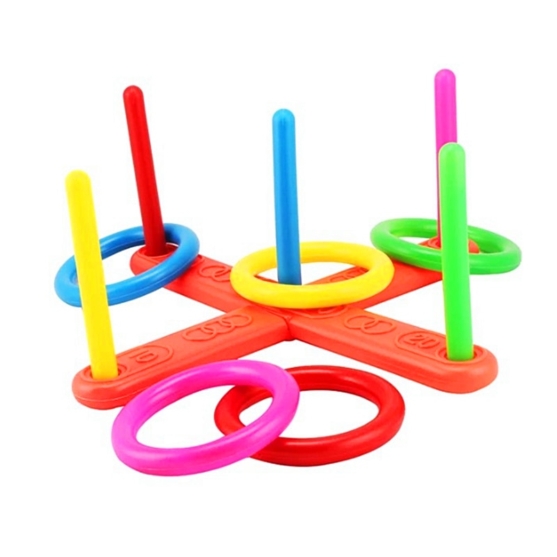 Hoop Ring Toss Plastic Ring Toss Quoits Tuin Spel ... – Grandado