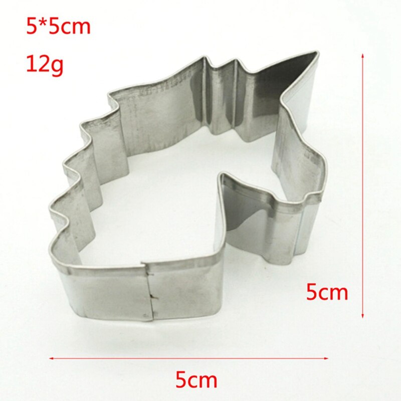 3pcs Eenhoorn Cookie Cutter Rvs Cut Snoep Biscuit Mold Koken Gereedschap Rainbow Metal Gebak Cake Fondant Cutters Mould