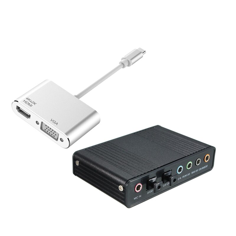 RASTKY Virtuelle 7.1 -Kanal -Soundkarte Mit USB 2.0 Produktbild-Vorschau 3