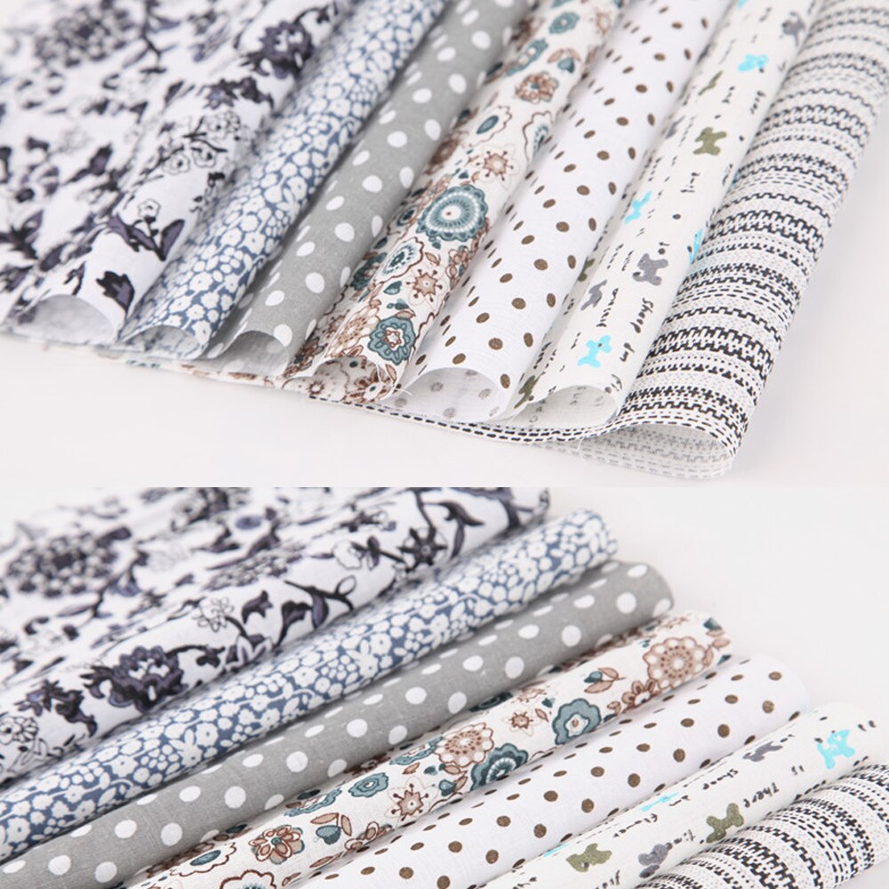 50 stk bomuldsstof stof quiltning syudstyr 100%  bomuldsbundter firkanter patchwork til manuel gør-det-selv syning