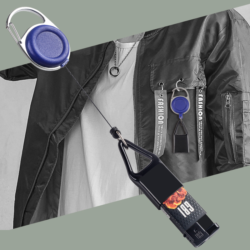 Draagbare Aansteker Hoes Hoes Tas Houder Riem Tas Met Sleutelhanger Intrekbare Touw Clip Aansteker Tas Case