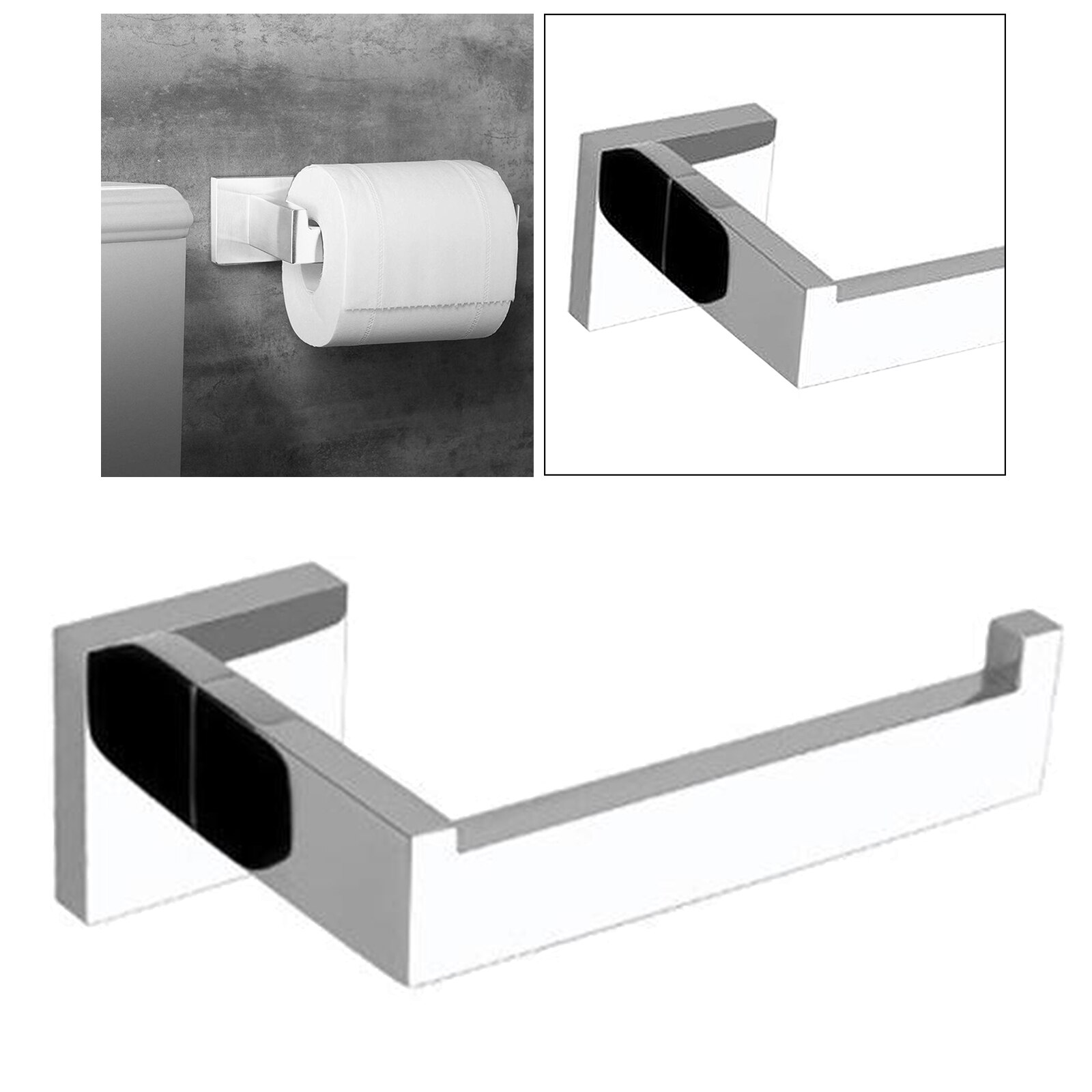 Toilet Paper Roll Holder Dispenser 304 Stainless Steel Bathroom Rustproof