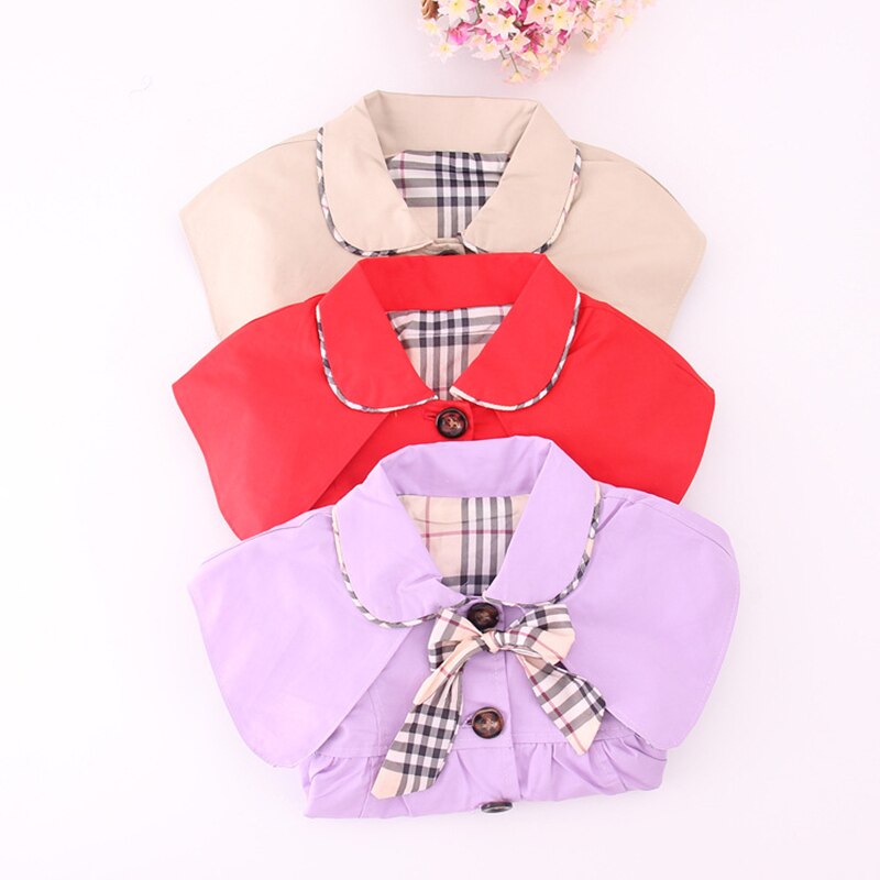 Agrume automne bébé veste Infantil fille bébé manteau bébé Trench Double poitrine coupe-vent pour fille enfants printemps veste