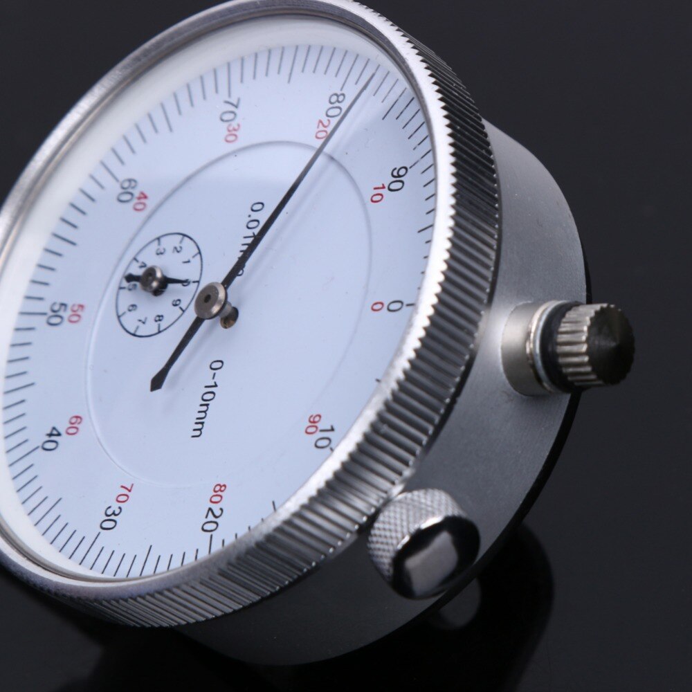 Dial Indicator Precision 0.01mm Accuracy Gauge Test With Lug Back Measurement 0-10mm Meter Resolution Indicator Gauge