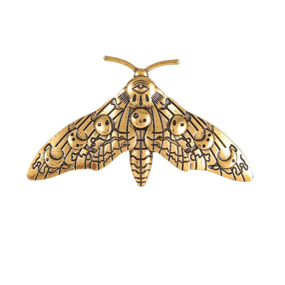 Alloy Hair Clip Moth Decor Gothic Hair Pin Vintage Hair Pin 3.31×1.89in Hair Styling Hair Clip Hair Accessories: Copper