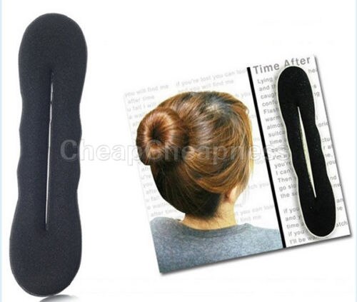 Modus 1/2 Pc Hair Styling Magic Sponge Clip Foam Bun Curler Kapsel Twist Maker Tool Braider Accessoires