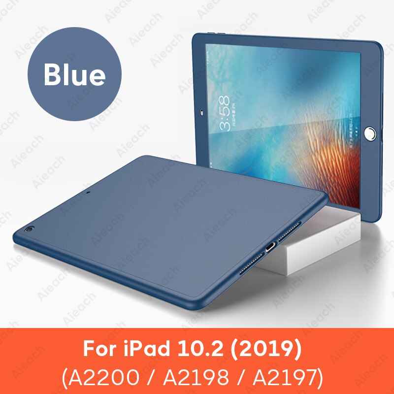 Cubierta completa 360 ° para iPad Funda con Protector de pantalla suave Funda para iPad 10,2 7th 9,7 6th generación Funda