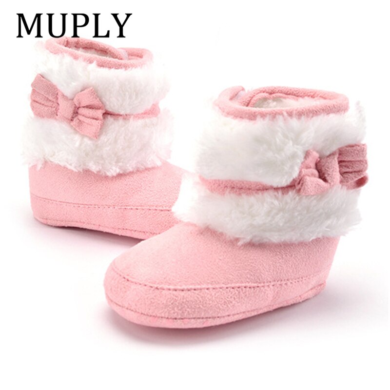 2022 Super Houden Warme Snowboots Baby Meisje Jongen Anti-Silp Prewalker Fleece Boot Wol Sneeuw Indoor Schoenen winter Booties