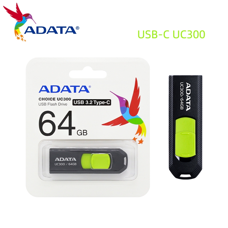 ADATA USB 3.2 rodzaj1 (USB 5Gbps) Pendrive 32GB 64GB 128GB 256GB w górę do 100Mb/s Pamięć U Disk robić komputera Pendrive