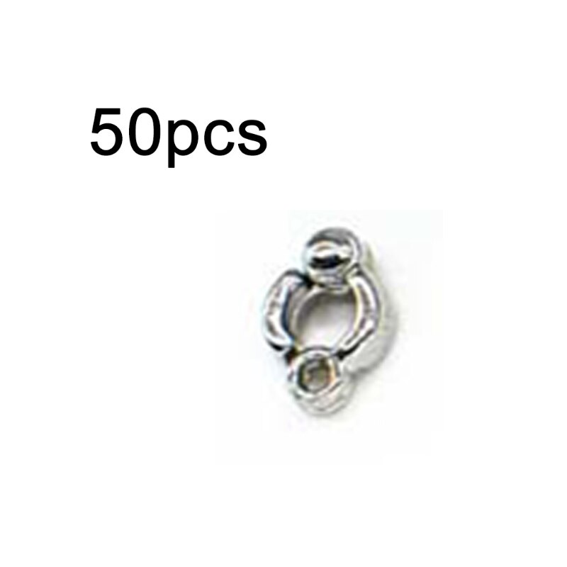 50 stk legeret due bånd fugl fodring arter identificerer træningsringe kæledyr fugl: 4mm