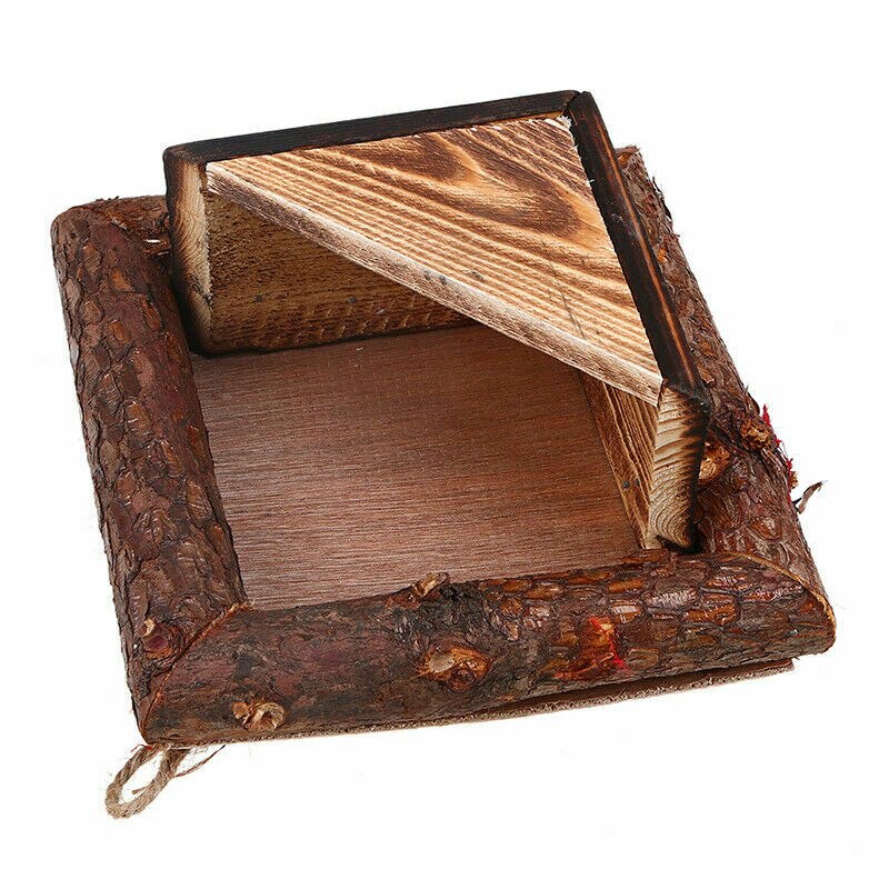 Nowy S/M/L ściany wiszące doniczki drewniane kwiat pojemnik drewna, w których utrzymuje się zwierzęta ozdobne, wiszące kosze robić montażu na ścianie doniczki ogród sadzarka: M