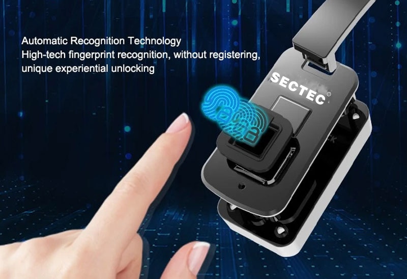 High-Tech Fingerprint lockAnti-theft Smart Bag Lock Access Control Lock Embedded lock for handbag wallet backpack Safety