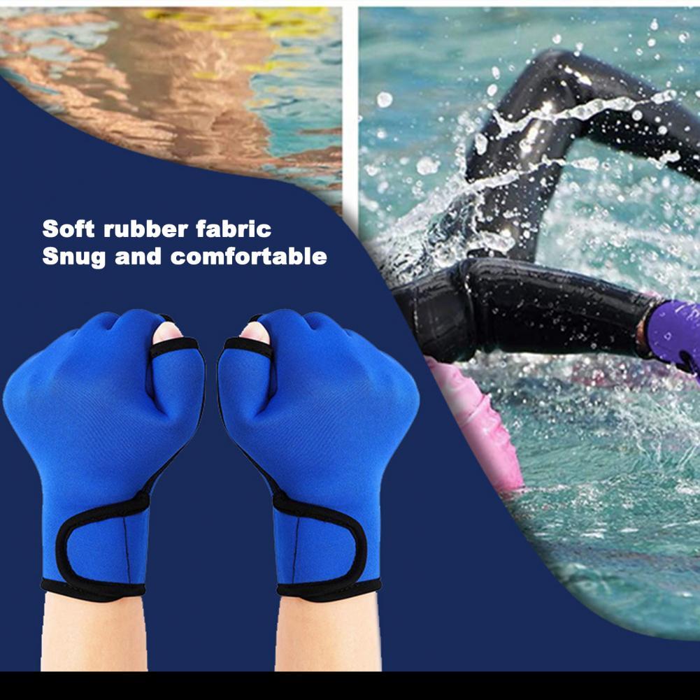 Zwemmen Handschoenen Rubber Zwemvliezen Handschoenen Elastische Herbruikbare Duurzaam Water Weerstand Training Handschoenen
