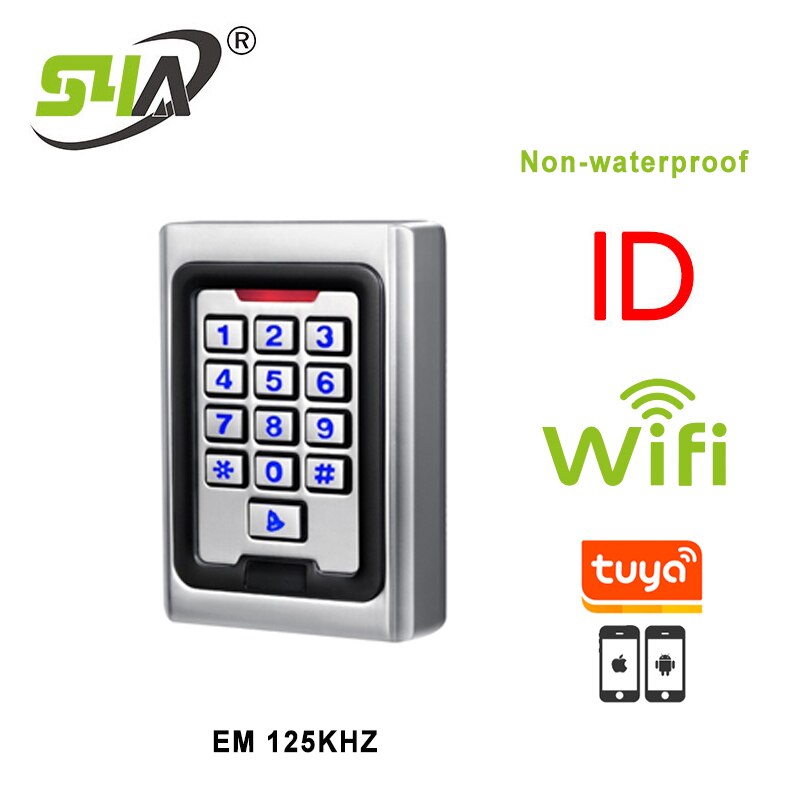 allein RFID Zugriff Regler APP unterstützung Android und IOS Tuya app metall Zugriff Kontrolle Tastenfeld: K5em