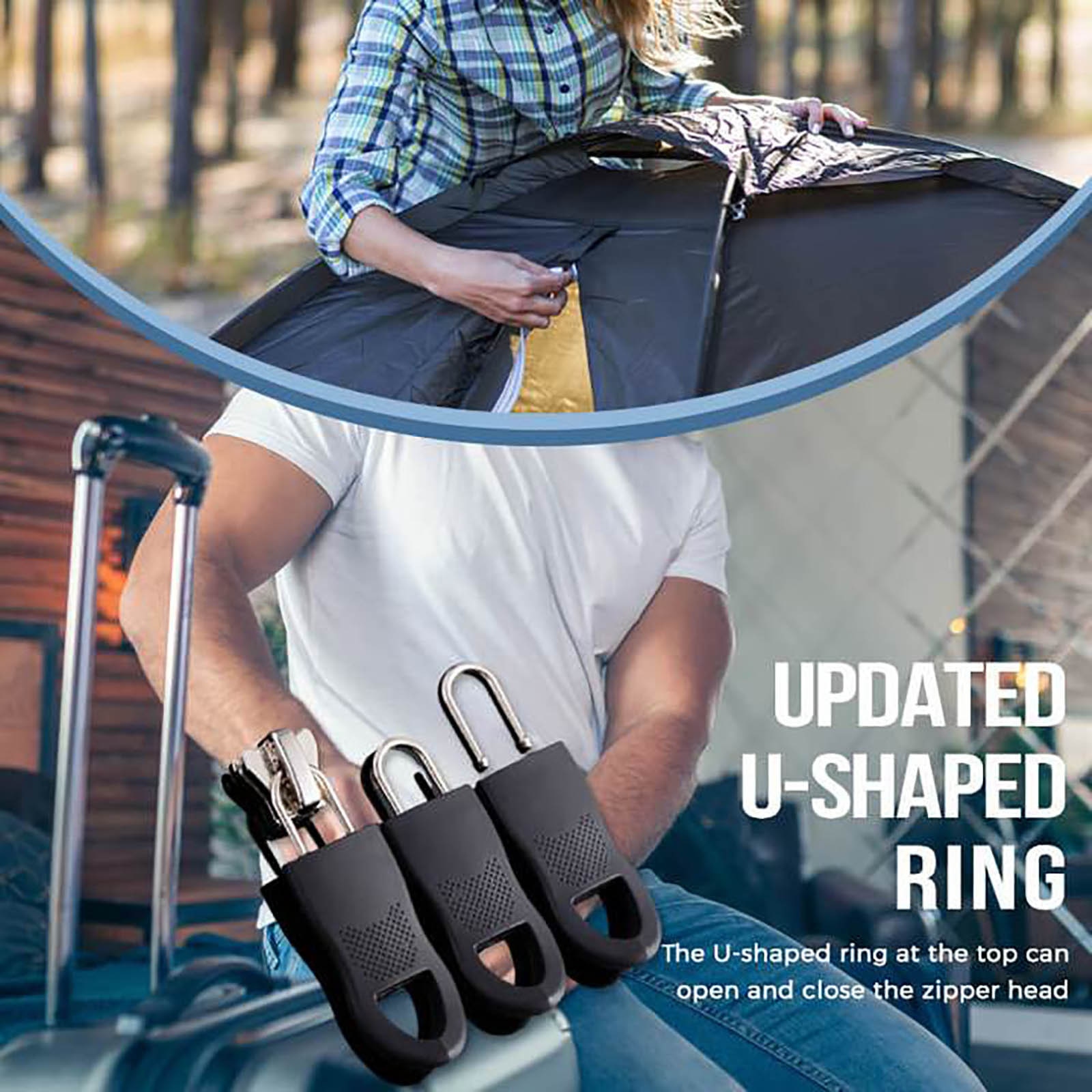 10Pc Universele Afneembare Rits Puller Set Voor Down Jassen En Tassen Jurk Trui Pin Gesp Kleding Accessoire Brede Tailleband