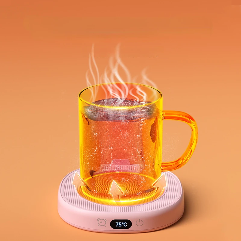 Xiaomi Coffee Mug Cup Warmer Milk Tea Water Cup Heating ElectricTemperature Adjustable Tea Maker Heater Warmer