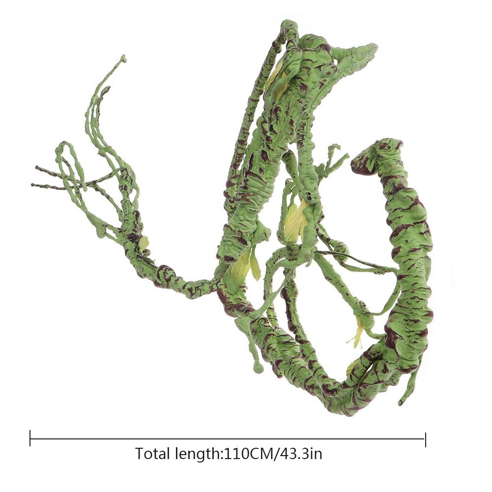 Haustier Lebensraum Dekor Reptil Simulierte Rattan Regenwald Faltbare Dekoration Für Eidechsen Frösche Schlangen Haustier Terrarium Dekoration