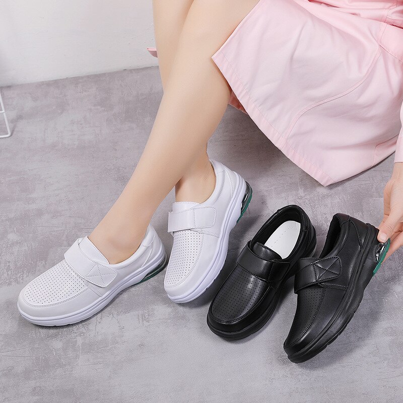 Sneakers Woman Nurse Clogs Shoes Nursing Women Summer Shoe Female Health Work Flat Walking Soft Non Slip Hospital Nurse Shoes