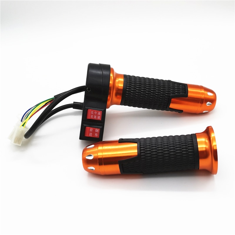 Elektrisk sykkel twist throttle ebike tricycle speed scooter throttles 12v/24v/36v/48v/60v/72v e bike parts