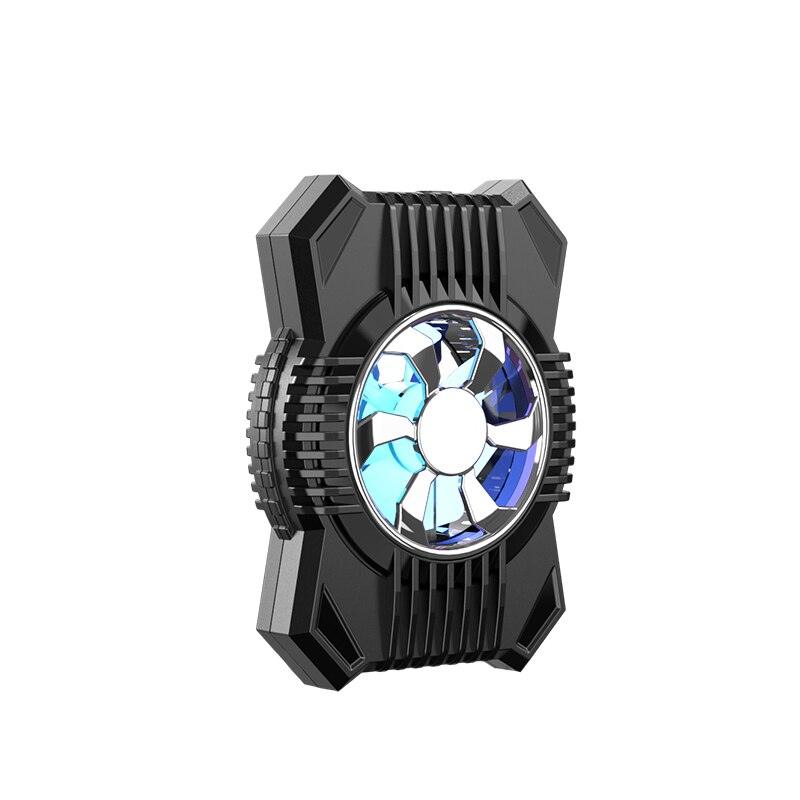 Universal Mobile Phone Radiator Game Cooler USB Charging Cooling Fan Silicone Suction Cup Cooler For Android IOS Smart Phone: USB Charge 02