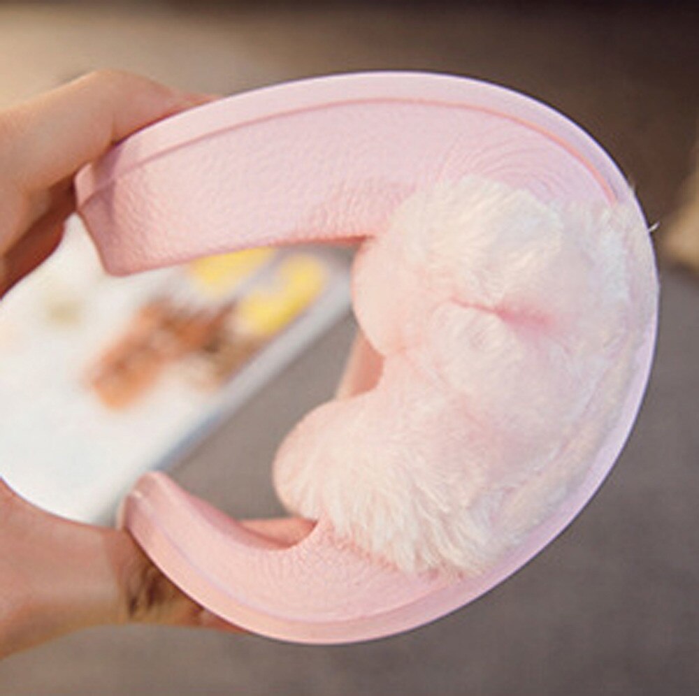 Sandale plate avec fausse fourrure pour femmes, pantoufle moelleuse, talon plat, collection sans lacet