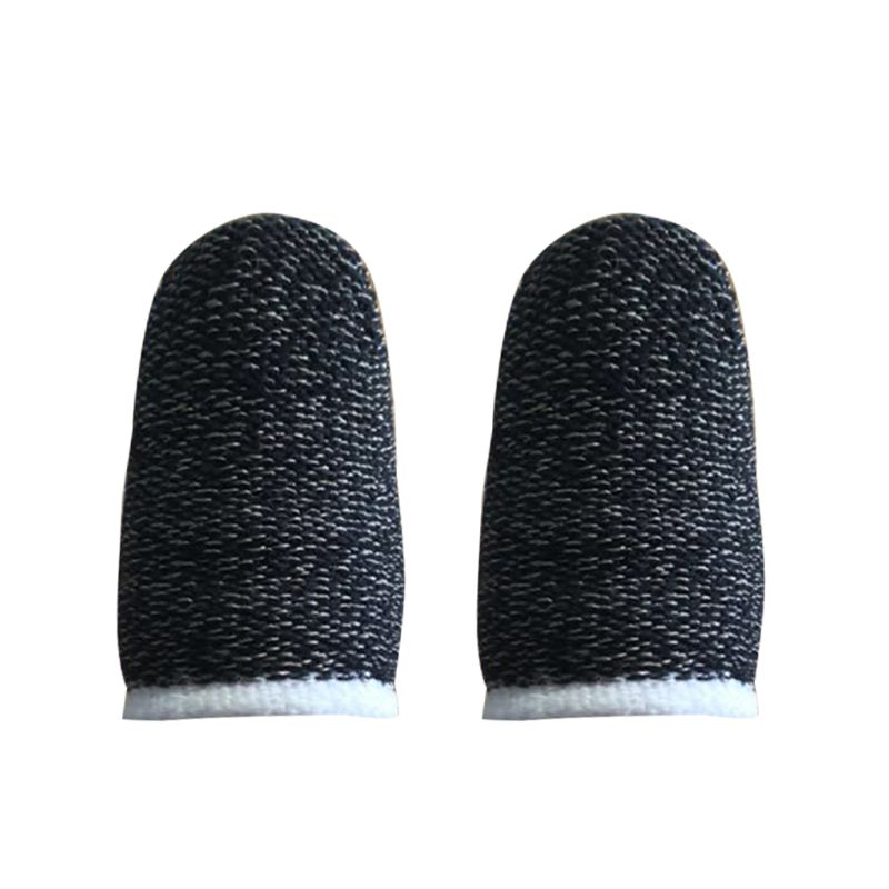 Carbon Fiber Finger Sleeves - Atmungsaktive Gaming Handschuhe für Handy/Tablet - Rutschfester Touchscreen: Farbe A
