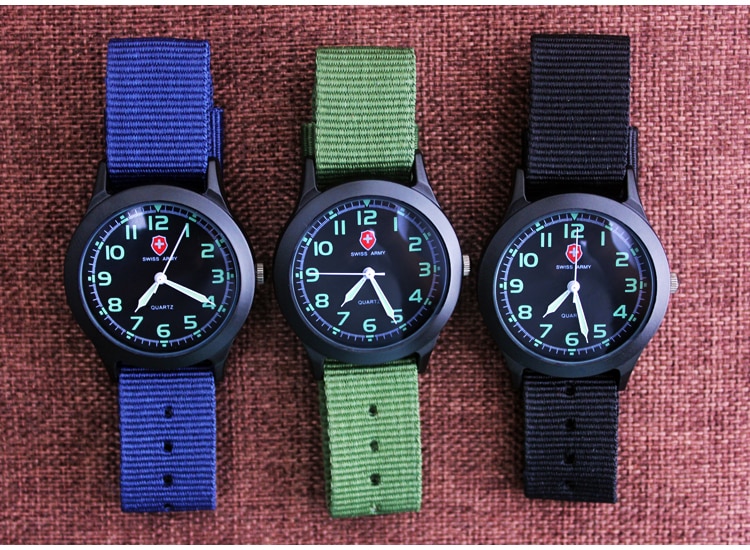 Middelbare scholieren unisex platina nylon stof horloge sport dunne jongens meisjes canvas kwarts jurk polshorloges voor jongens meisjes