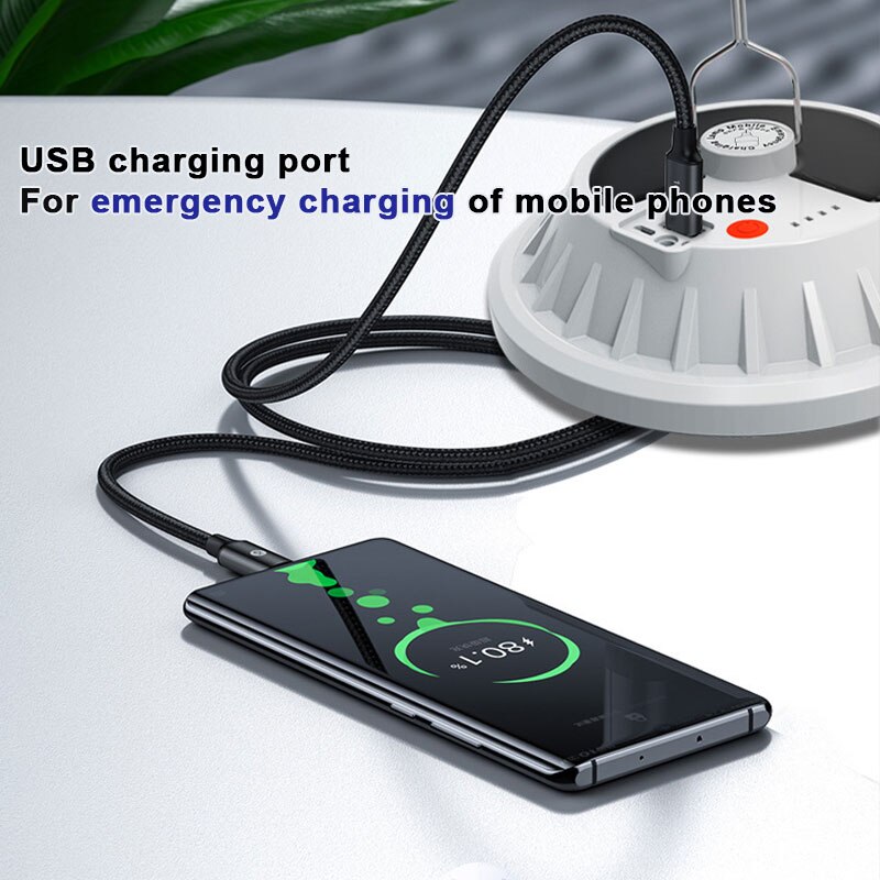 Power failure emergency LED bulb solar lighting lamp outdoor camping lighting lamp hanging night market stall lamp