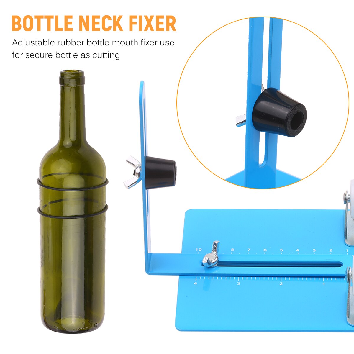Upgrade Glass Bottle Cutter Bottle Cutting DIY Machine for Cutting Wine Beer Liquor Whiskey Alcohol Round Bottles from Bottom
