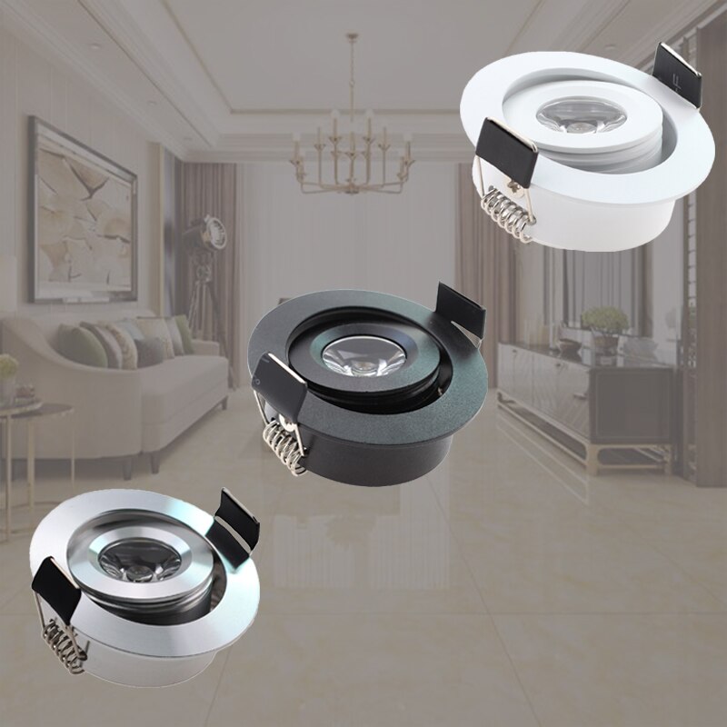 Aluminium Plafond Lamp Led Spot Led Downlight 3W Sieraden Display Plafond Verzonken Kabinet Spot Lamp Voor Thuis/Indoor