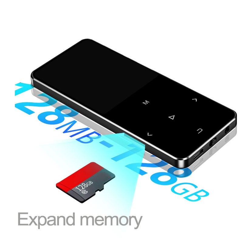 REPRODUCTOR de música de MP3 X2 con Bluetooth nueva versión con pantalla táctily Walkman portátil de alta fidelidad de 16GB con Radio FM/A