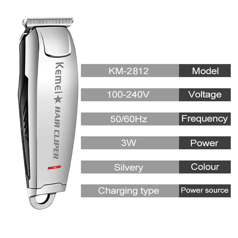 Rechargeable beard hair trimmer for men groomer hair clipper body powerful electric hair cutter machine stubble haircut