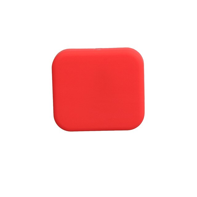 Housing Case Soft Silicone Protective Black Lens Cap Cover For GoPro 4K HERO 5 6 7: Red Color