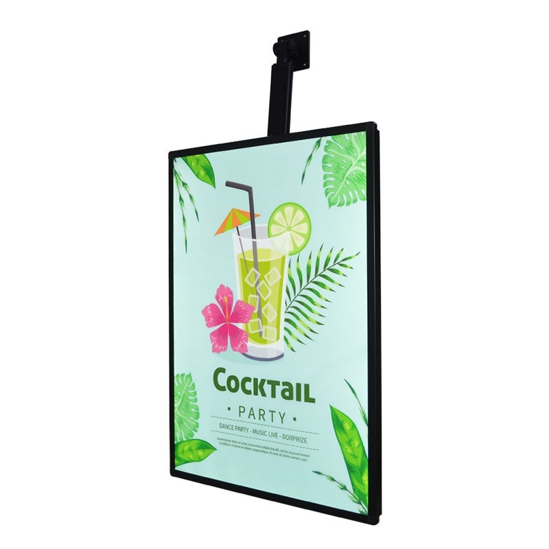 Popcorn restaurant equipment led cinema lightbox restaurant decoration